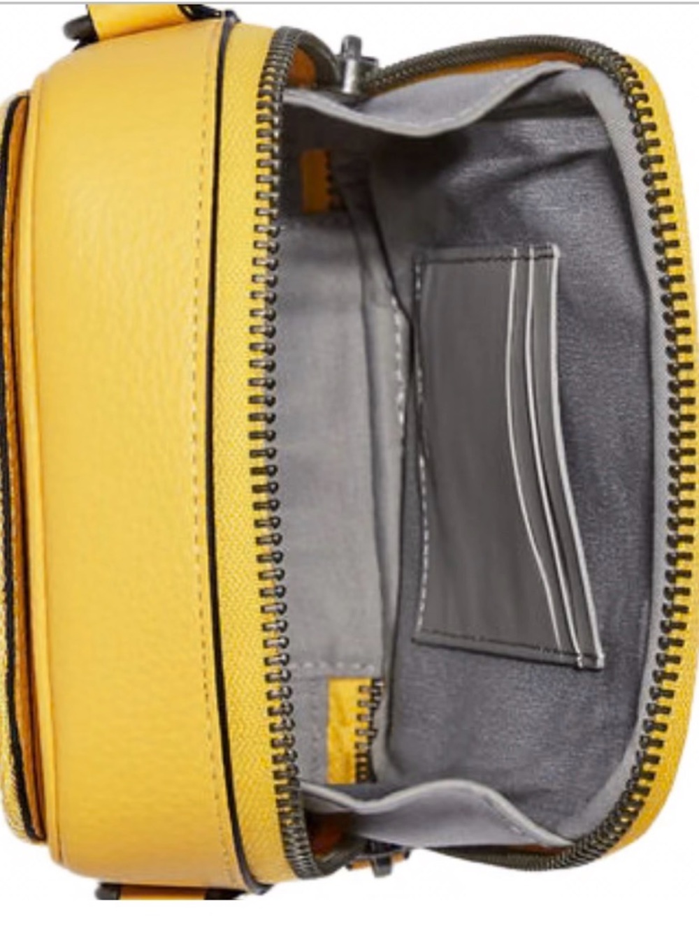 Coach Straton Yellow Signature Crossbody Pouch Crossbody UNISEX - Picture 4 of 11